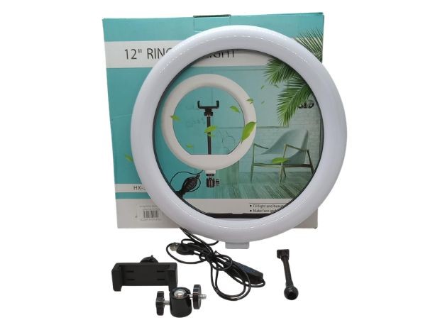 &ua PANEL LED ARO SELFIE CELULAR 30CM 